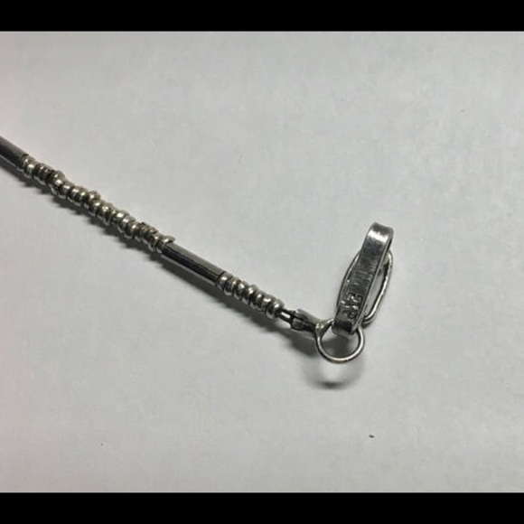 Peruvian 925 Silver Necklace Earrings Lilac Stone - Picture 6 of 8